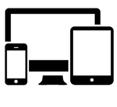 Responsive web icon